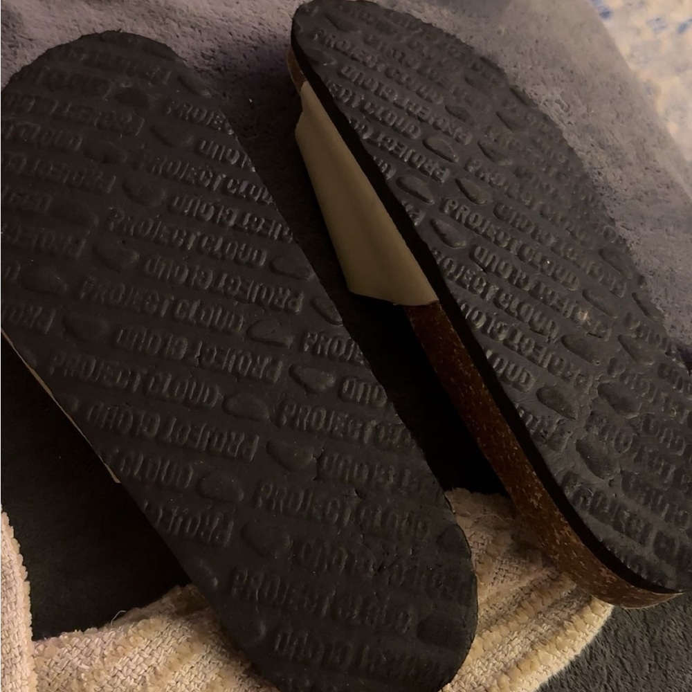Project Classic Women's Cream Sandals - Picture 2 of 7